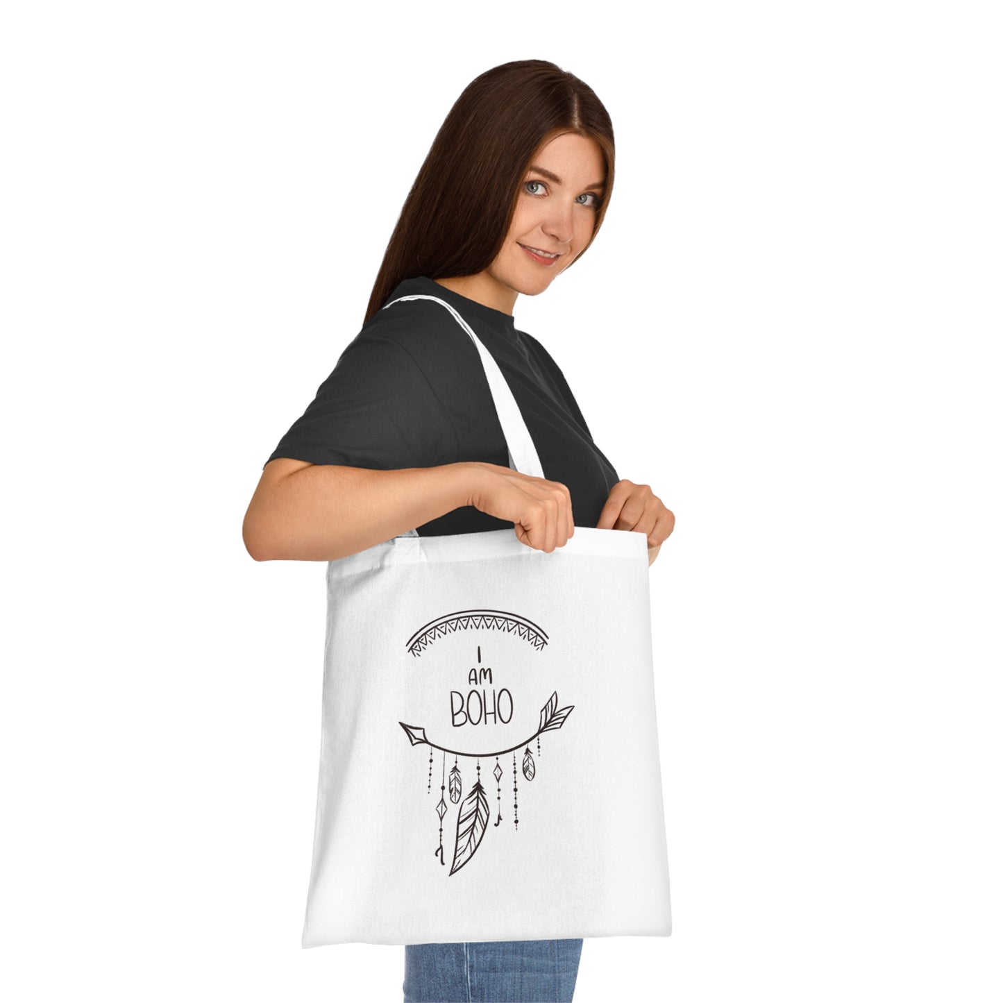 'I AM BOHO' Eco-Friendly Cotton Tote Bag