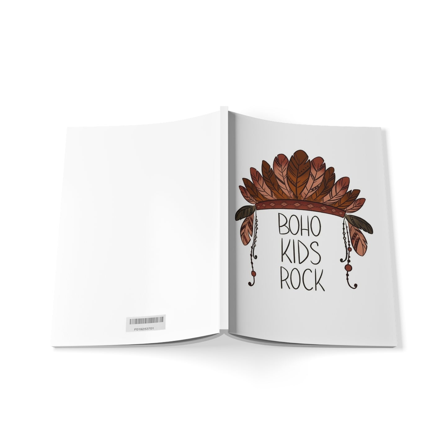 Boho Kids Rock Softcover Notebook | A5 Journal for Creative Minds
